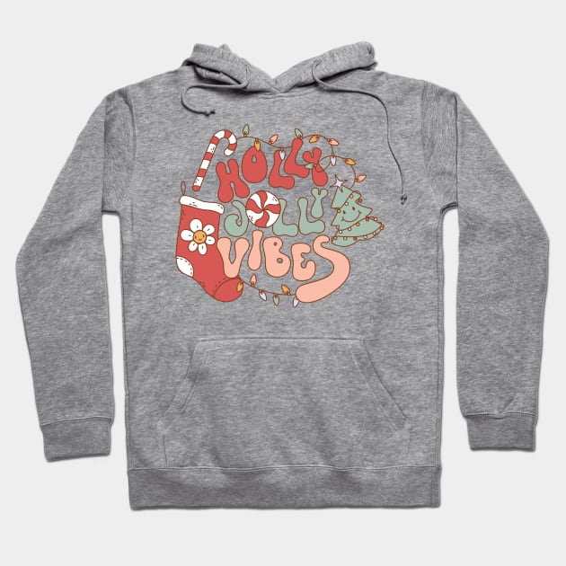 Holly Jolly Vibes Hoodie by Nova Studio Designs